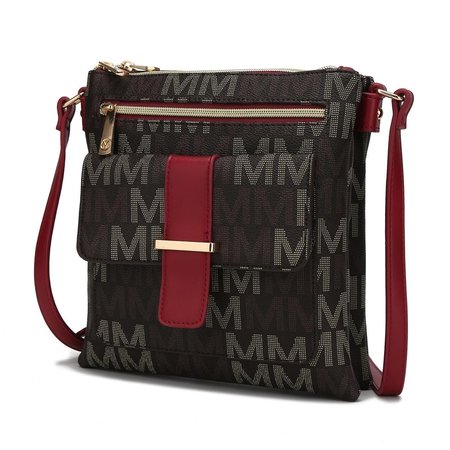 WEIRD GIRAFFE GAMES MKF Collection MKF-MU6420RD Jeni Signature Crossbody Bag by Mia K. - Red MKF-MU6420RD